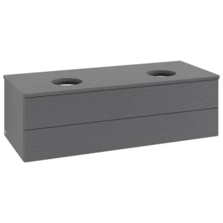 Villeroy & Boch Antao Waschtischunterschrank 1200x360x500mm K24110GK mit Struktur FK/AP: GK/0