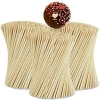 relaxdays Back-Set Cake Pop Stiele Bambus 1000er Set, (1000-tlg)