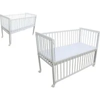 Micoland Kinderbett Beistellbett 2in1 120x60cm mit Matratze