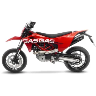 LeoVince EURO-5 Sportauspuff NERO für Gas Gas ES / SM 700 Bj.2022-2024 +Kat +ABE eintragungsfrei