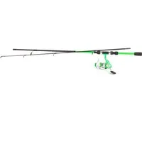 DAM Fishing Spinnrute VIBE COMBO 6" 1,80m 4 Farben Kinderangeln Angelrute+Angelrolle+Schnur, (Kinder-Set, Spar-Set), Qualitäts Kinderangeln in 4 Farben von DAM