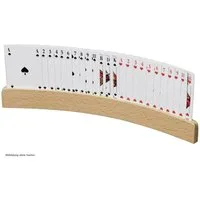Philos Spiel, Spielkartenhalter aus Holz - 330 x 35 mm