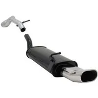 OMAC Auspuff-Flexrohr Novus Sportauspuff für Audi A3 Seat Leon VW Golf 4 New Beetle 135x75