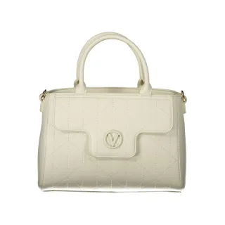 Mario Valentino Weiße Polyurethan Damenhandtasche