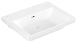 Villeroy & Boch Waschtisch Subway 3.0 600x470mm, mit Überlauf Unterseite geschliffen Weiss Alpin 4A706J01