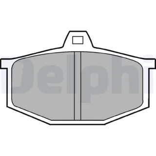 Delphi Bremsbel?ge vorne Renault 4 5 6