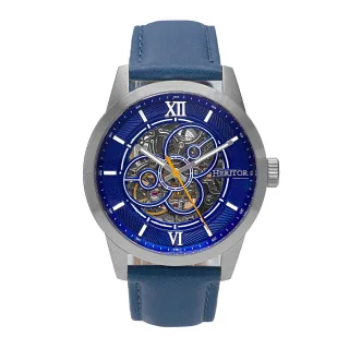 Heritor Automatik Jonas Lederarmband Skelettuhr
