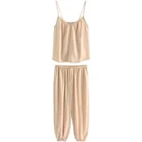 Next Pyjama N. Premium Schlafanzug mit Trägertop + Ballonhose (2 tlg)