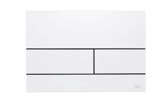 Tece square II Met. WC-Betätigungsplatte Weiß glänzend, 9240832 9240832