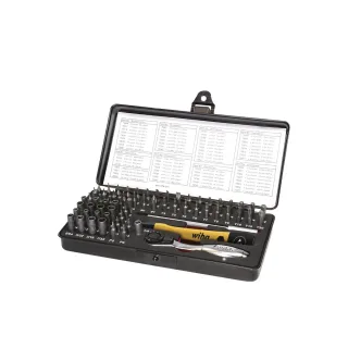 Wiha Micro-Bit Set ESD gemischt 65-teilges Set 4mm C4 in Box - 39971