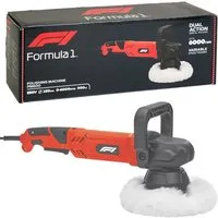 Formula 1 Rotationspoliermaschine F1 Poliermaschine 150mm 900W 4000 U/min, 600 min. U/min, 4000 max. U/min, (Set), Set mit Zubehör Auto Polierer Poliergerät Schleifmaschine