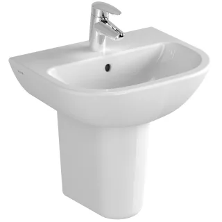 VitrA Handwaschbecken VitrA S20 450 x, 355 mm 1 Hahnloch mittig weiss, 5500L003-0001 5500L003-0001