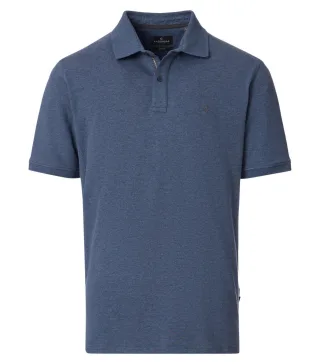 CASAMODA - Polo-Shirt uni 004470 blau - Gr. - XXL