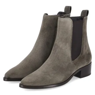 Paul Green Chelsea Boots  Grün - Gr. 36 -  Echt Leder