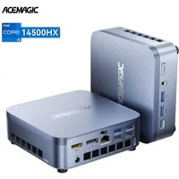 ACEMAGIC Intel Core i5-14500HX, bis zu 4.9 GHz, 16 GB DDR4 RAM+512 SSD, win 11 Mini-PC (Intel 14500HX, 16 GB RAM, 512 GB SSD, bis zu 4,9 GHz,Triple-4K-Display, WLAN, Bluetooth, Intel UHD Graphics)
