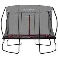 4Square Trampolin 215x305, Fitnessgerät schwarz/rot