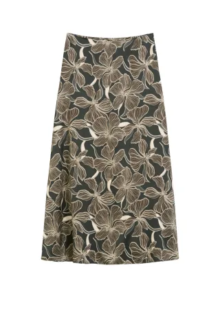Marc OPolo Casual - Gewebter Maxirock grau - Gr. - 34
