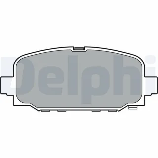 Delphi Bremsbel?ge hinten Jeep Compass