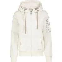 SUBLEVEL Kapuzensweatjacke Damen Jacke mit Prints und Kapuze Hoodie, Kapuzenpullover, Zipperjacke mit Kängurutasche und Kapuze