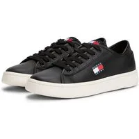 Tommy Jeans TJW LIGHTWEIGHT COURT SNEAKER Plateausneaker, Freizeitschuh, Halbschuh, Schnürschuh mit plakativer Logoflag