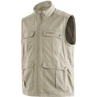 Maier Sports Funktionsweste Valdemar Herren Weste mit mehreren Taschen, atmungsaktive Outdoorweste, Reg Fit