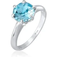 Elli Fingerring Solitär 925 Sterling Silber, mit Kristallen von Swarovski®