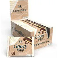 Baked Protein Cookie - 12 x 75g - Double Chocolate and Peanut Butter (Gooey Filled)
