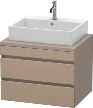 Duravit DuraStyle Konsolenwaschtischunterbau wandhängend Leinen & Basalt Matt 700x548x512 mm - DS531 DS531607543