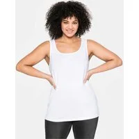 Sheego Shirttop Tanktop Ärmellos