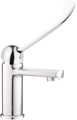 Neuesbad Serie 100 Waschtischarmatur mit Klinikgriff ohne Ablaufgarnitur, Chrom NB1DEBUT020C1
