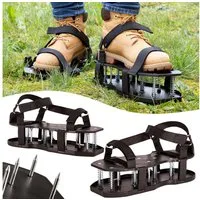 ONVAYA Vertikutierer Rasenlüfter-Schuhe ǀ Doppelsohle mit Federn ǀ Nagelschuhe, (1-tlg)