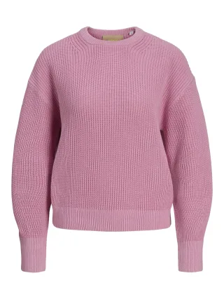 JJXX - JXMILA TWIST CREW NECK KNIT NOOS Orchid Smoke - Gr. - S