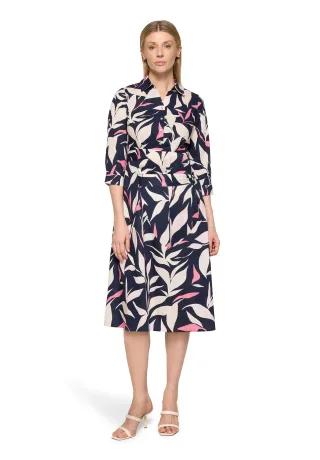 Betty & Co - Hemdblusenkleid Dark Blue/Rosé - Gr. - 34