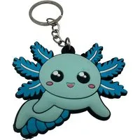 Kawaii Schlüsselanhänger Schlüsselanhänger Kawaii Kuties 6 cm Axolotl blau (1-tlg), Schlüsselanhänger Haustierschlüsselanhänger Geschenk Hund Frau Herren
