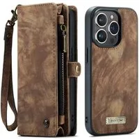 CaseMe Handyhülle Caseme iPhone Hülle mit Zipper 2in1