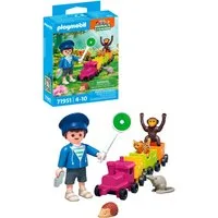 Playmobil® Kleine Lokausfahrt (71951), Animals & Friends Konstruktions-Spielset, (21 St), Made in Europe