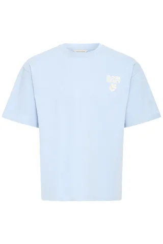 Casual Friday - CFRUDE 0284 RELAXED T-SHIRT cerulean - Gr. - M