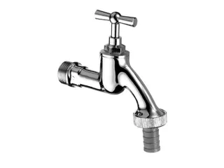 Schell Auslaufventil mit Knebelgriff 1/2" mattchrom 034050399