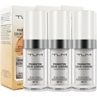 P-Beauty Cosmetic Accessories Foundation Concealer Abdeckung Cover Flüssige Grundierung SPF 15, 3-tlg., Mit Lichtschutzfaktor