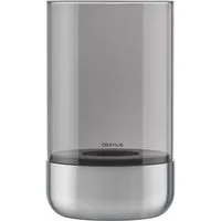 blomus Windlicht -CALMA- Kerzenhalter, Stimmungslicht: Design Edelstahloptik matt (1 St., 2er Set bei XS-Version), Glas/Edelstahl Kombination