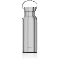 Arendo Isolierflasche Edelstahl Thermosflasche 500ml, doppelwandig, Griff an der Oberseite, Thermo Trinkflasche, BPA-frei, auslaufsicher, hält 24h kühl & 12h warm