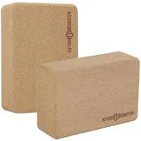 Sporttrend 24 Yogablock 2 x Yoga Block Kork