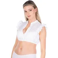 Berwin & Wolff Dirndlbluse Dirndlbluse - ELLA - weiß