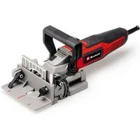 Einhell Flachdübelfräse TE-BJ 900, (Set, 5-tlg), stufenlose Winkeleinstellung bis zu 90°