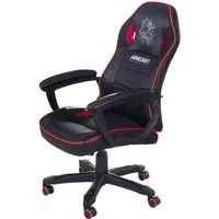 Phoenix Gaming-Stuhl (1 St), rote Absetzungen, Racing Chair