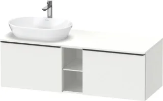 Duravit D-Neo Konsolenwaschtischunterbau wandhängend Weiß Matt 1400x550x459 mm - DE4950LBD180000 DE4950LBD180000