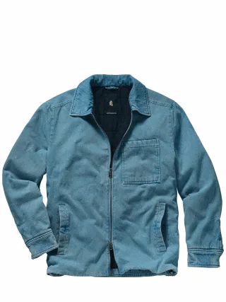 Mey & Edlich Herren Kaltwetter-Komplize Denim Blau 100 % Baumwolle