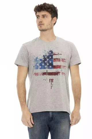 Lässiges T-Shirt mit amerikanischer Flagge