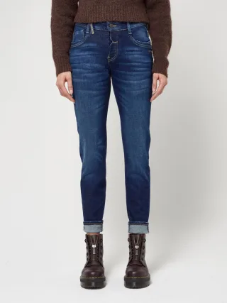 GANG Damen Jeans 94GERDA - relaxed fit Jeans easy dark blue