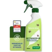 Futura-Shop Insektenspray Bettwanzenspray - Sofortmaßnahme & geruchsneutral!, 500 ml